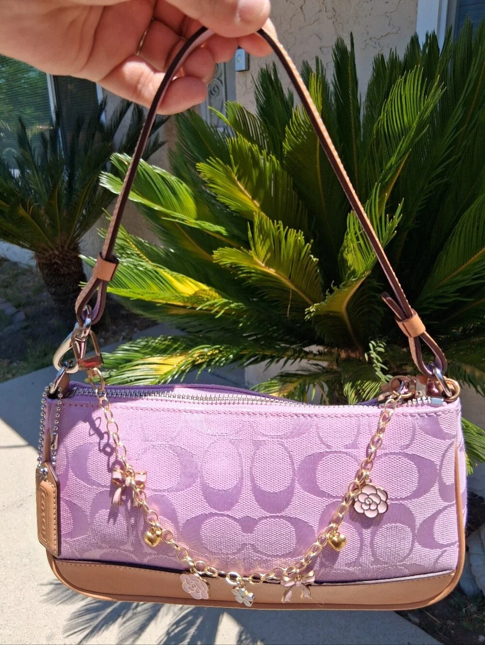 Y2k Coach Pink Demi Shoulder Bag